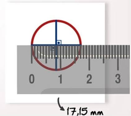 Ilustração de medição de tamanho de dedo para ane