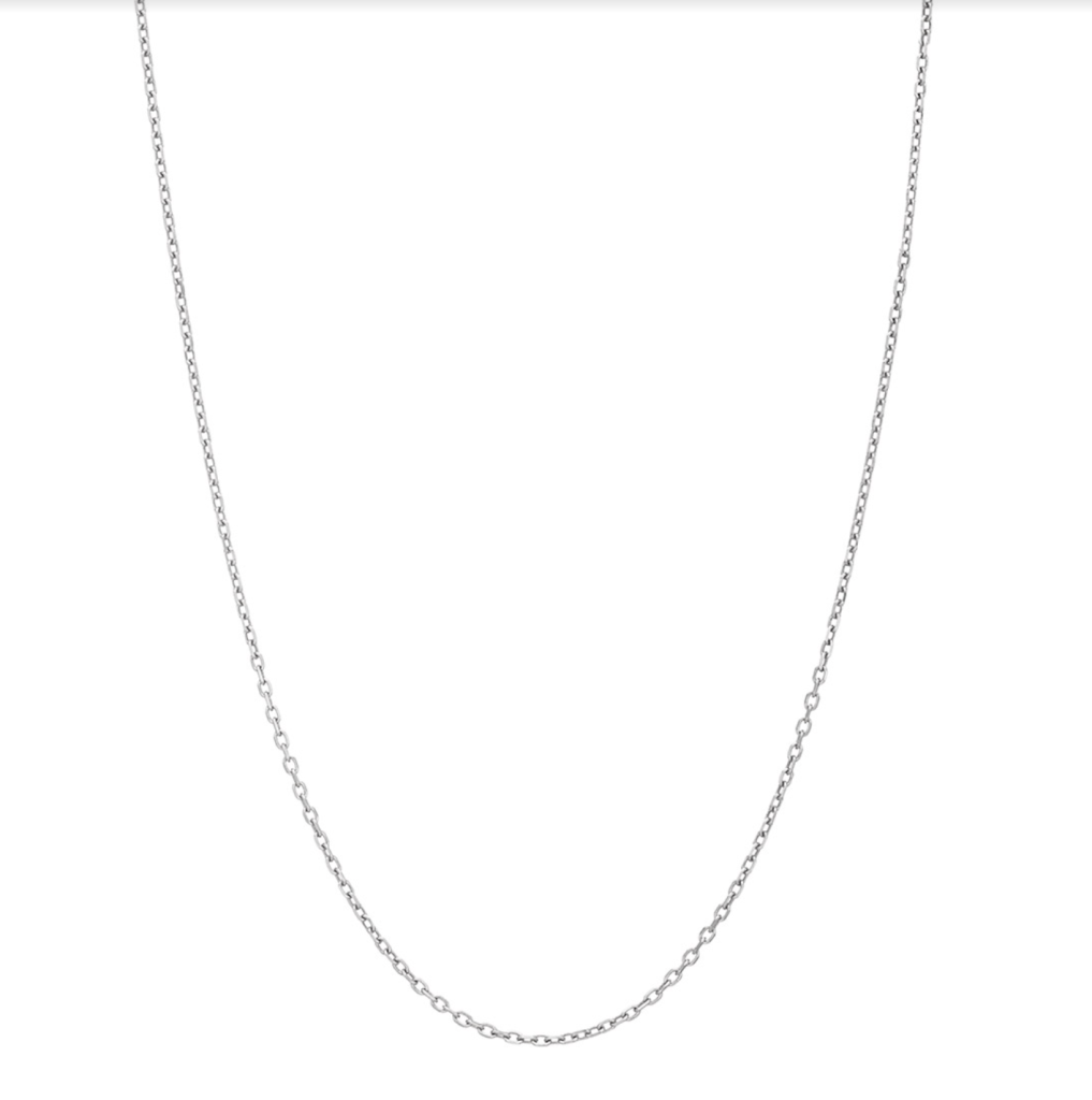 Corrente Cartier masculina em ouro branco.