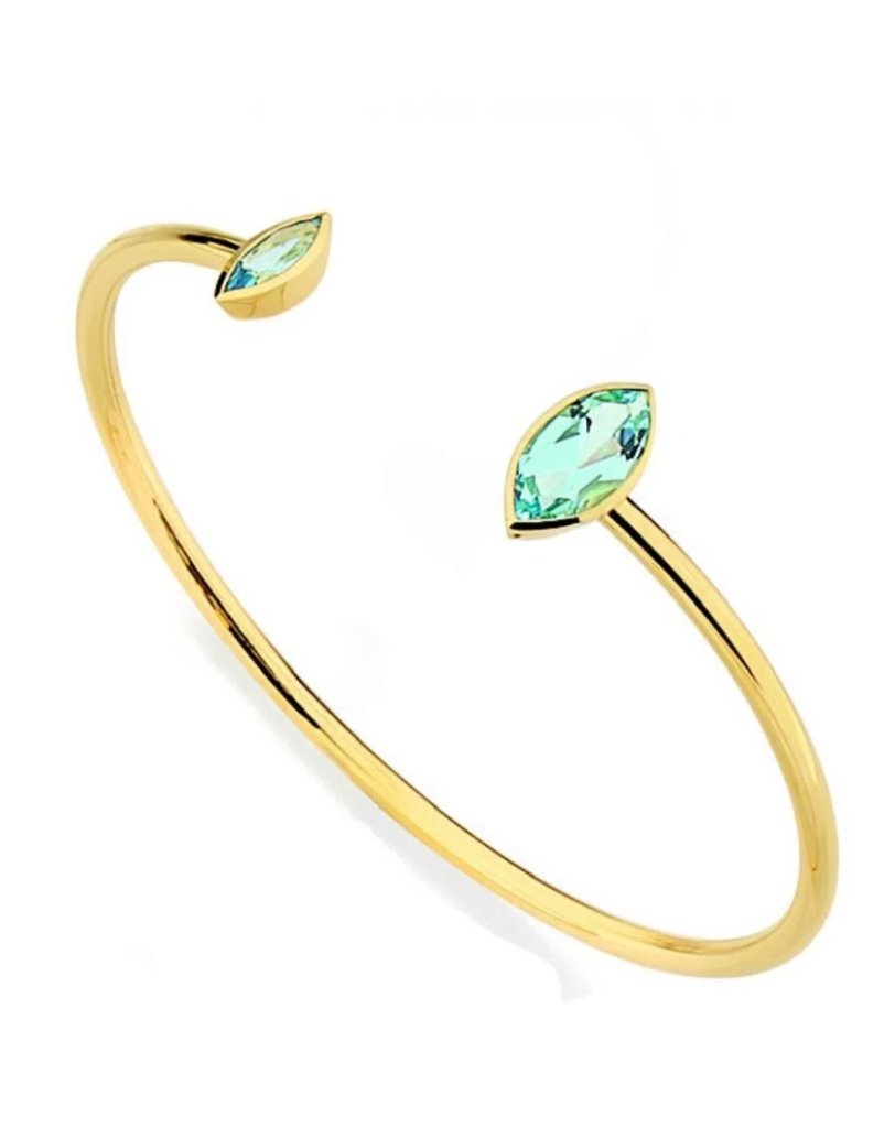 Pulseira em ouro amarelo com topázio Swiss Julio Okubo.